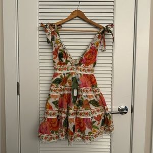 Farm Rio Macaw Bloom Mini Dress XXS